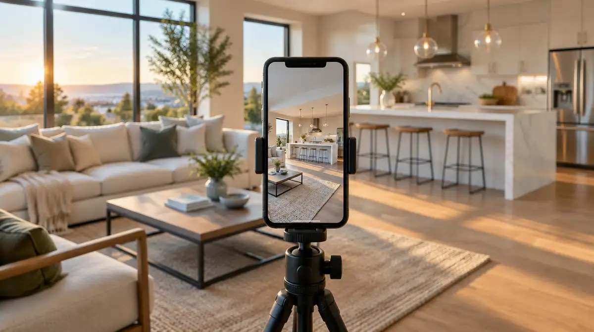 Raw walkthrough filmed on a phone